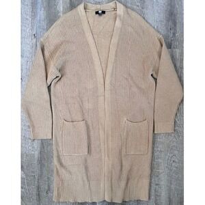 Frye Duster long line cardigan khaki size M